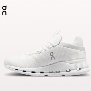 On Cloud Women’s Cloudnova White Running Shoes